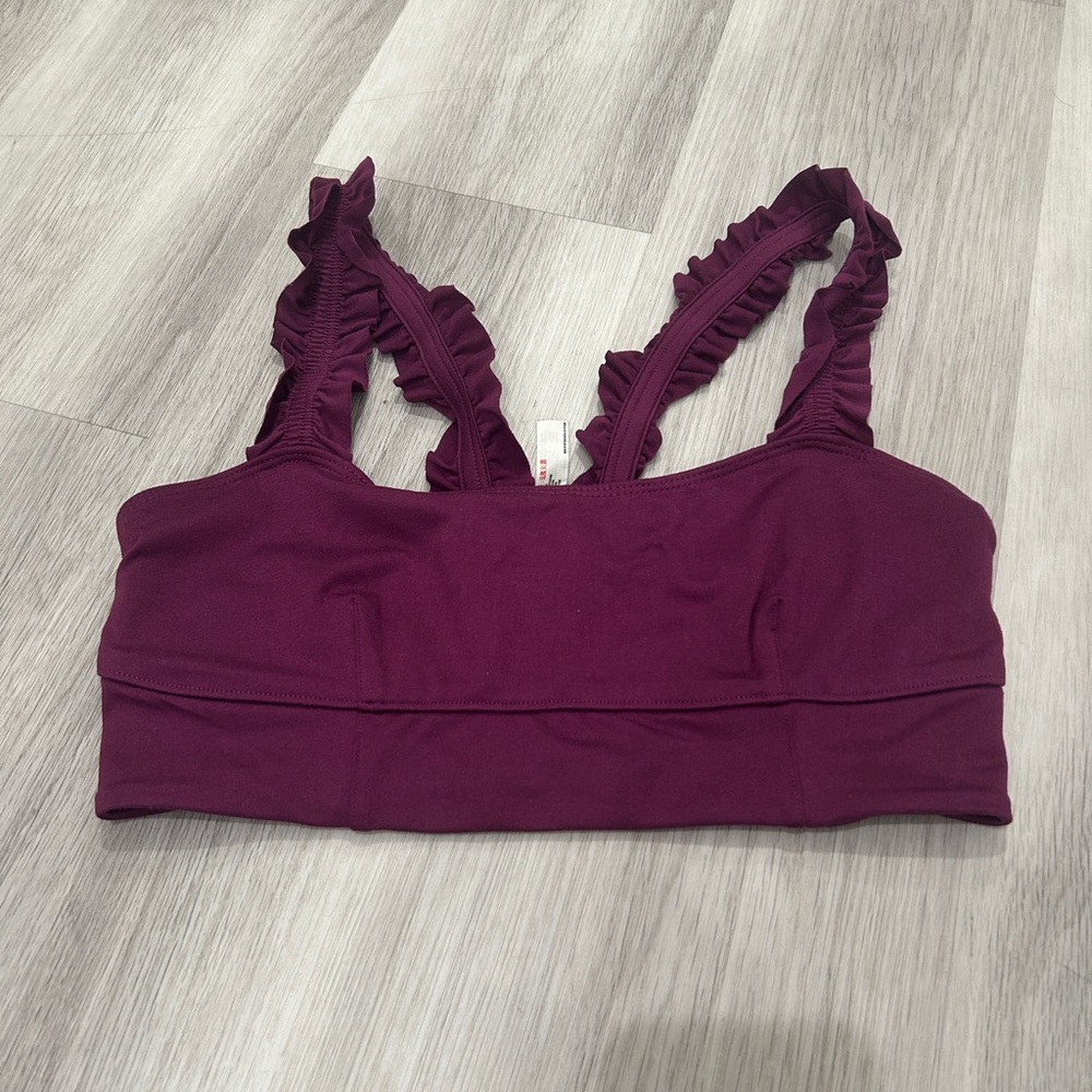 FREE PEOPLE MOVEMENT Ruffle Bra